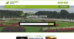 Desktop Screenshot of gardens-guide.com